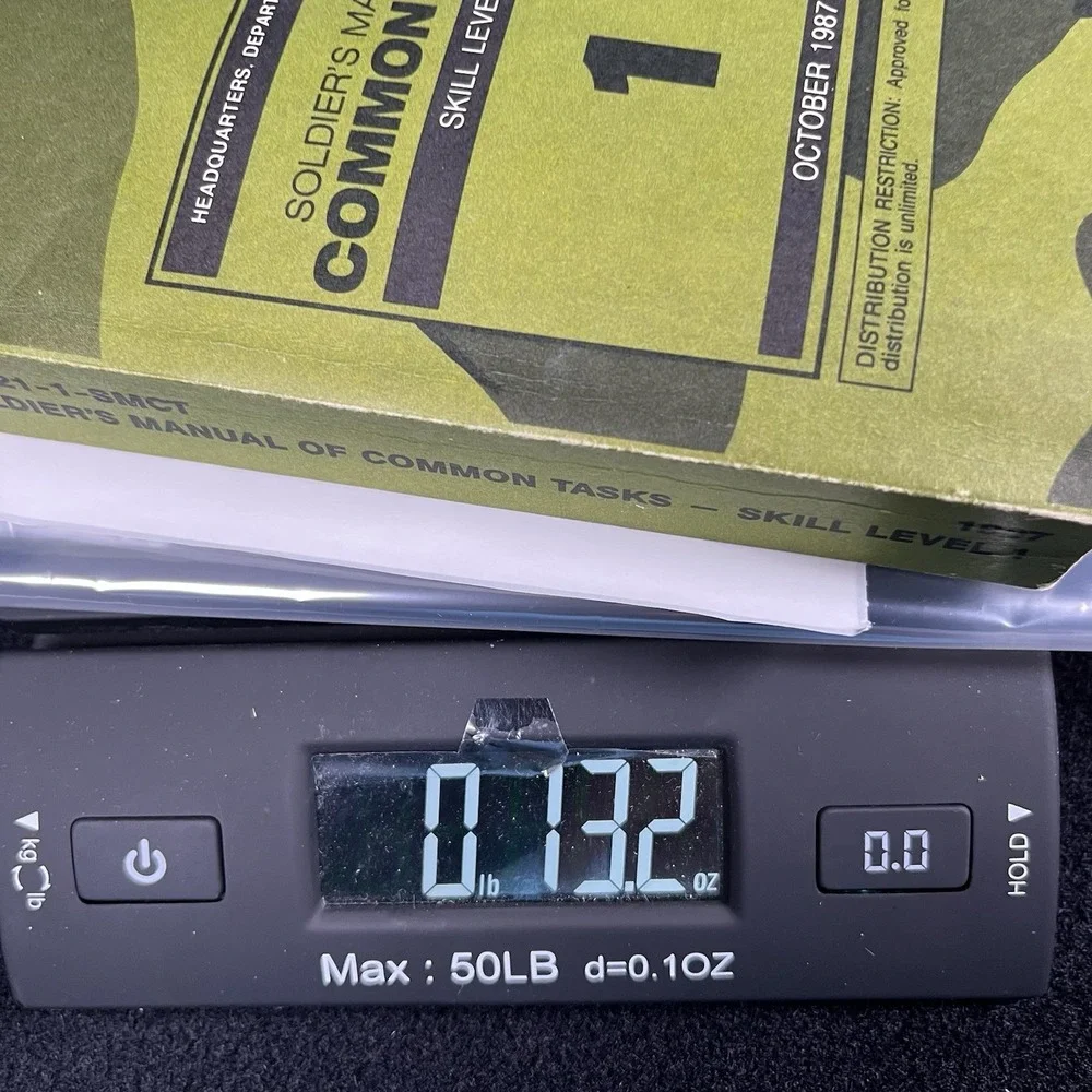 Soldiers Manual Book Common Tasks Skill Level 1 October 1987 STP 21-1-SMCT Army
